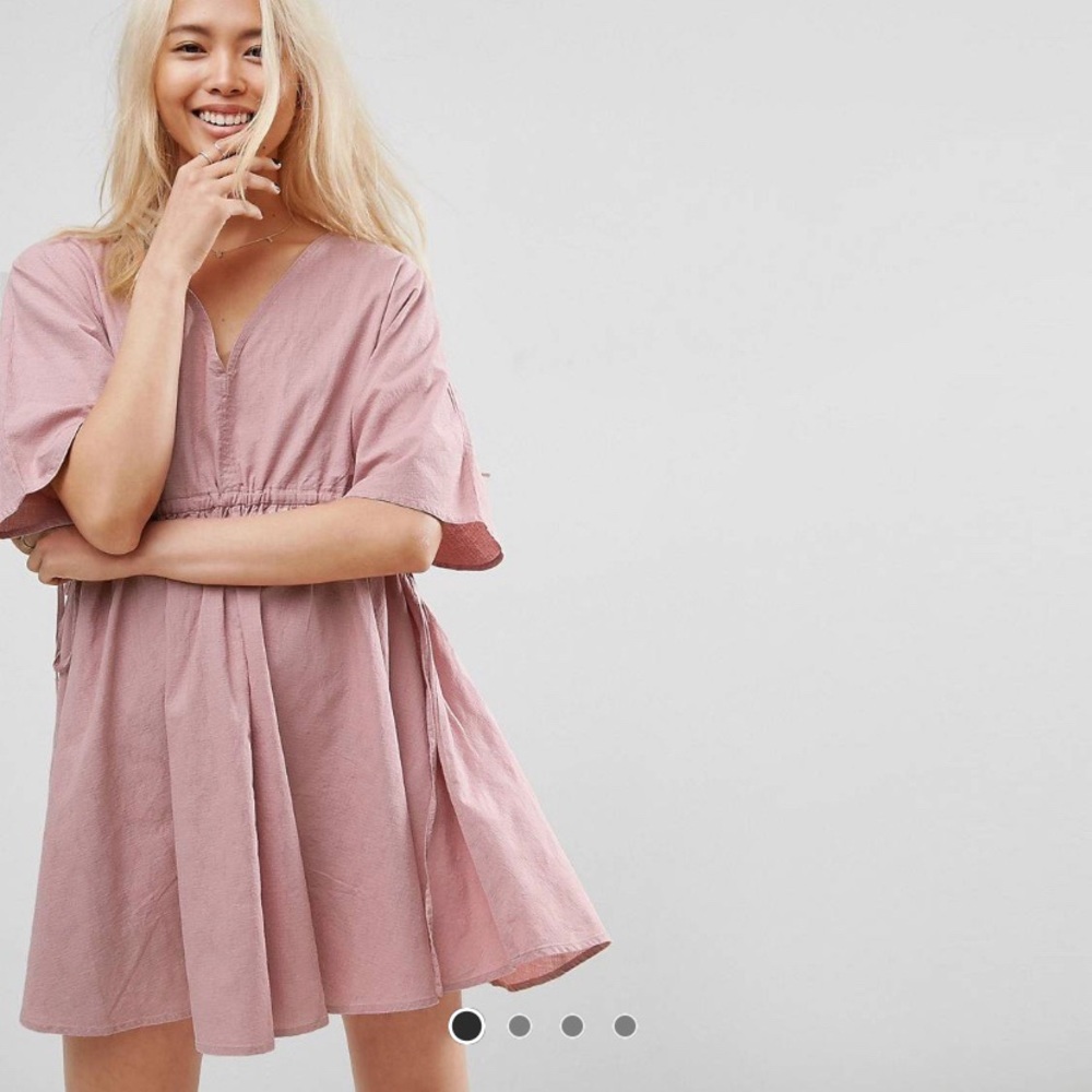 ASOS pink dress